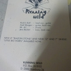 RUNNING WILD PROMOKORTTI KOKO BÄNDIN NIMMAREILLA - pikkukuva 2