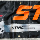 Stihl moottorisaha banneri - lippu - pikkukuva 2