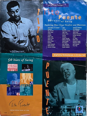Tito Puente keräilyjuliste ja cd:t