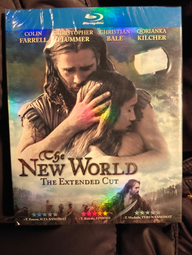 The New World - Extended Cut (2005)  Blu-ray Suomijulkaisu