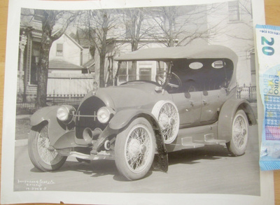 VANHA Valokuva UPEA Auto Revere 1900-l 18 x 24 cm.