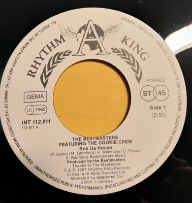 THE BEATMASTERS:Rock DA House 7"