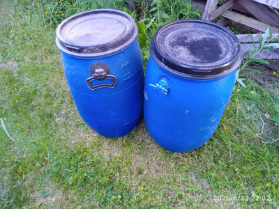 Tynnyrit 60l 2 kpl