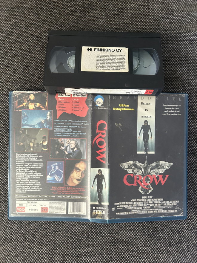 Crow 1994 Finnkino VHS FI