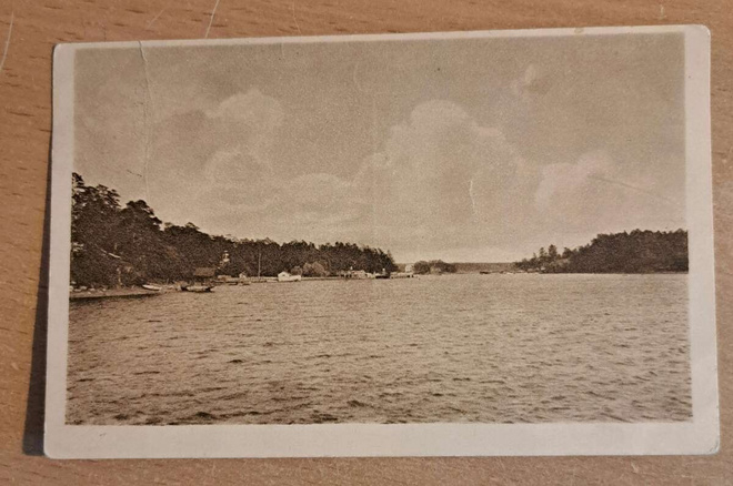 Helsinki, vanha Maisema Kulosaarelta, kulkenut 1936