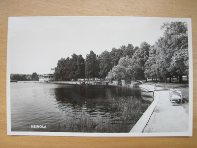 VANHA Postikortti Heinola 1950-l Alkup. Mallikappale
