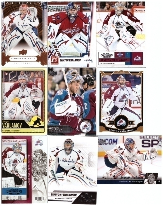 9 x Mv SEMYON VARLAMOV Avalance, Capitals