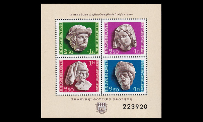 Unkari 3118-21BL118 ** Postimerkin päivä blokki (1976)