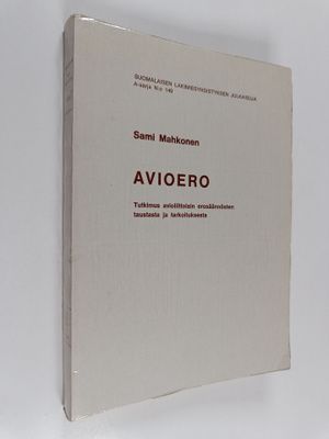 Sami Mahkonen : Avioero - tutkimus avioliittolain erosään...