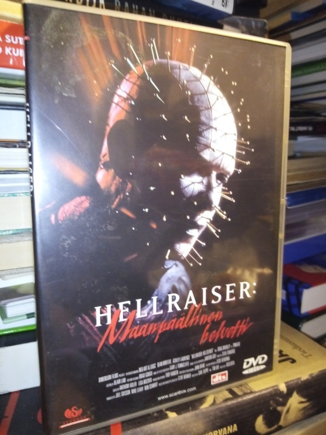 DVD Hellraiser maanpäällinen helvetti ( SIS POSTIKULU)