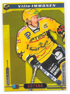2000-01 CardSet #83 Ville Immonen Saipa