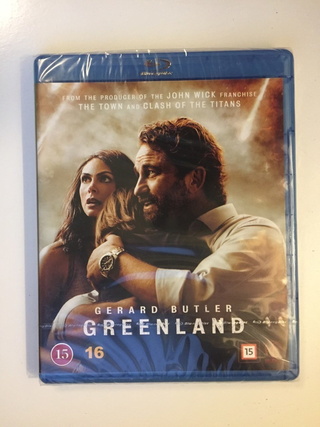 Greenland (Blu-ray) Gerard Butler (2020) UUSI