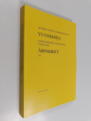 Suomen sukututkimusseuran vuosikirja = Genealogiska samfu...