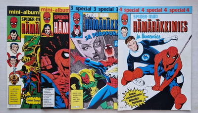 Hämähäkkimies minialbumit # 1-4 (1983-1984)