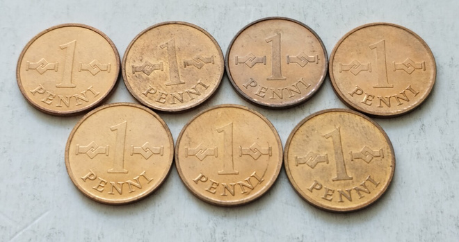 1 p 1963 - 1969, 7 kpl. circ