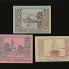 Itävalta Notgeld 10, 20, 50 Heller, Nussdorf 1920 - pikkukuva 1