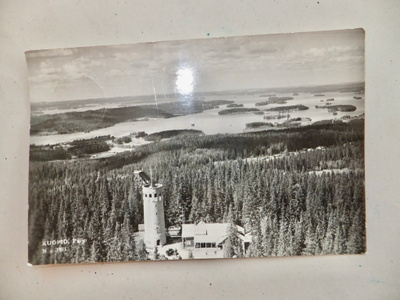 VANHA Postikortti Kuopio 1955 Karhumäki