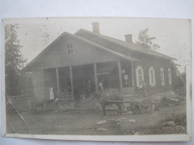 VANHA Postikortti Varkaus 1914