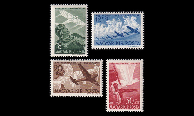 Unkari 687-90 * Amiraali Horthyn ilmailusäätiö (1942)