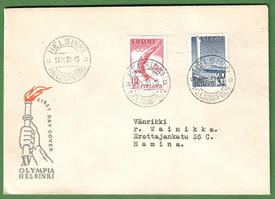 FDC-1951 olympia-52Helsinki (117)
