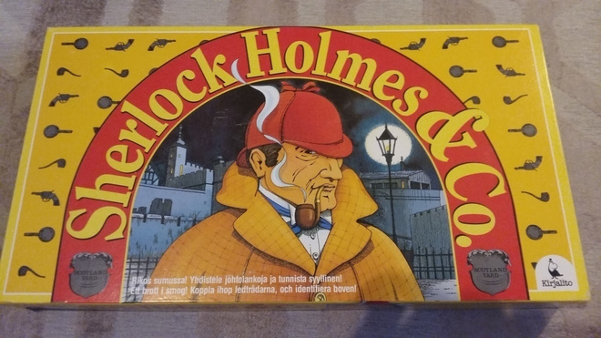 Sherlock Holmes & Co. - lautapeli, hyväkuntoinen