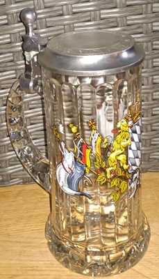 Lasituoppi Tinakannella 0,5l.