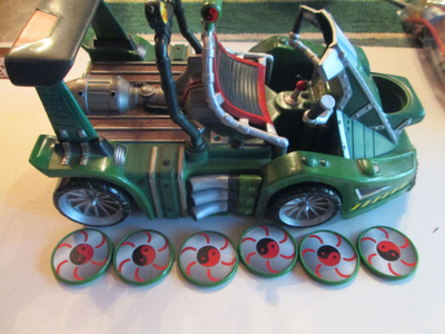TNMN TURTLES SEVER SLIDER LELUAUTO PLAYMATES TOYS 2002