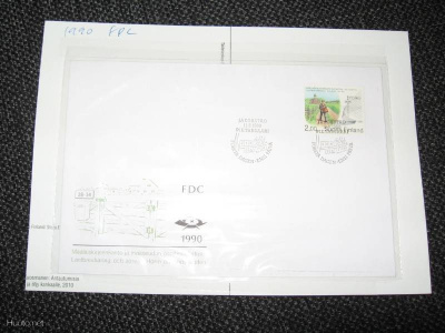 Suomi*Finland*FDC 11.5.1990 Maalaiskirjeen kanto Suomessa