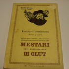 Vanha lauluvihko, ravintola PUUSTELLI - pikkukuva 2
