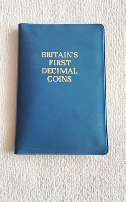 Britanian First decimal coins 1971 vuodelta BU