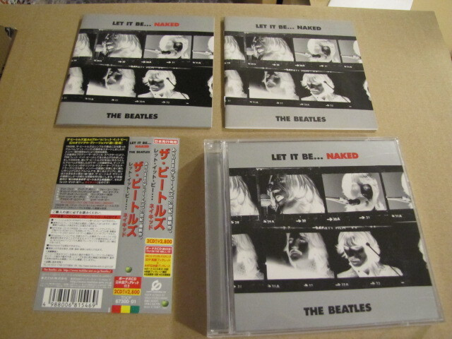 The Beatles Let it be … Naked 2x cd japani 2003 obi 2x bookl
