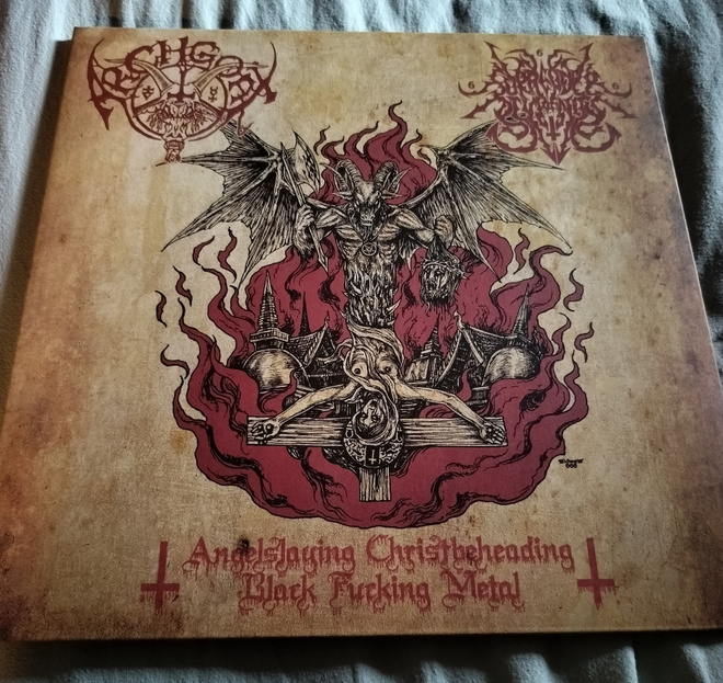 Archgoat/Surrender Of Divinity-Angelslaying Christbeheading