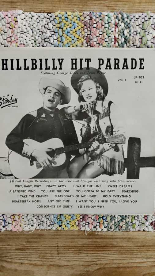 V/A - Hillbilly Hit Parade LP STARDAY LP-102 (GEORGE JONES)