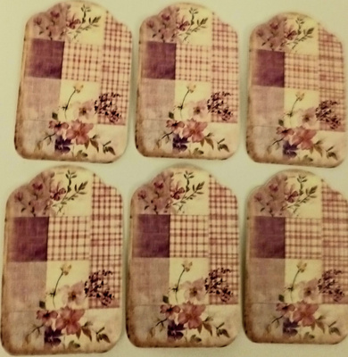Tagit / Korttikuvat KUKAT / 6 kpl -setti / 4,5 x 7 cm