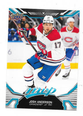 22-23 Upper Deck MVP #165 Josh Anderson , Montreal Canadiens
