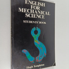 Hugh Templeton : English for Mechanical Science - pikkukuva 1