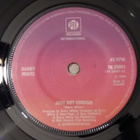 7" BARRY WHITE - Just Not Enough - single 1974 pop EX - pikkukuva 1