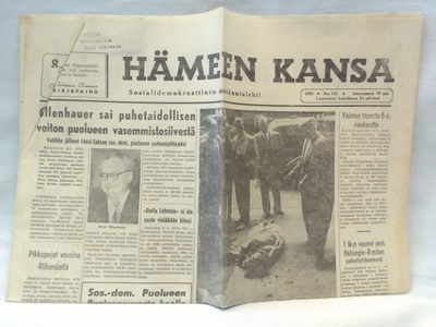 Hämeen Kansa 14.7.1956