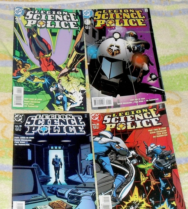 Legion Science Police #1-4, koko sarja