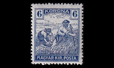 Unkari 340 ** Viikatemies 6 Kr (1921)