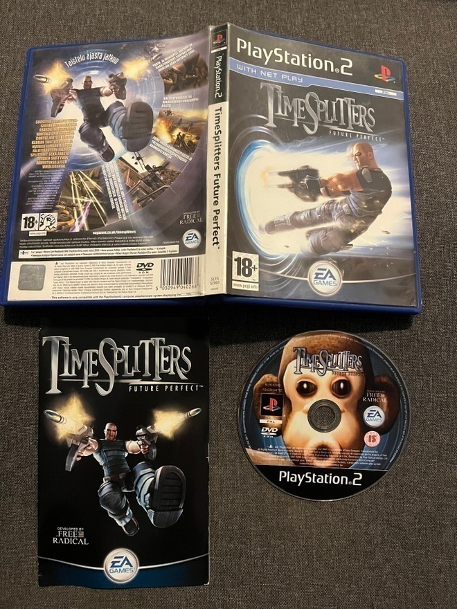 TimeSplitters - Future Perfect PS2 (Suomijulkaisu)