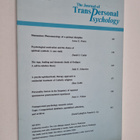 The Journal of Transpersonal Psychology 2/1989 - pikkukuva 1