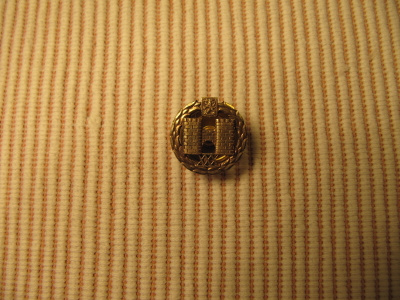 Kaupunkiliitto 30 V pinssi 1962.