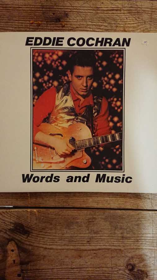 Eddie Cochran - Words and Music LP ROCKSTAR
