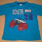 LASTEN T-PAITA KOKO 110 MINI STARS MONSTER - pikkukuva 1