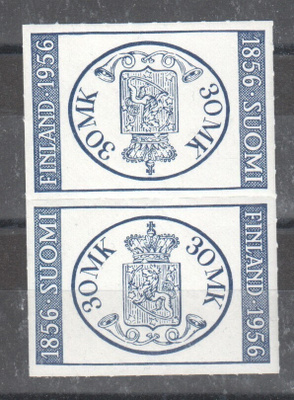 1956 näyttelymerkin päikköpari postituoreena.