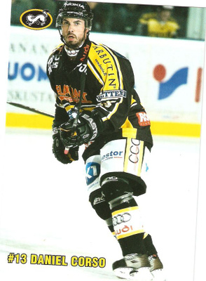 Oulun Kärpät DANIEL CORSO Postikortti