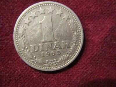 1 dinar 1965 Jugoslavia