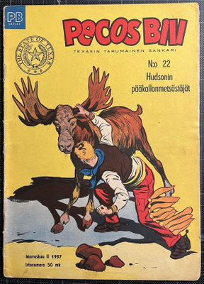 Pecos Bill 1957 no:22; Hudsonin pääkallonmetsästäjät