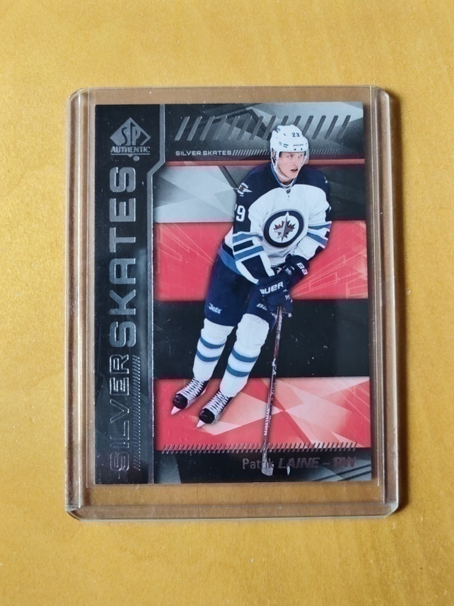 Patrik Laine SP authentic Silver Skates SS-PL lätkäkortti